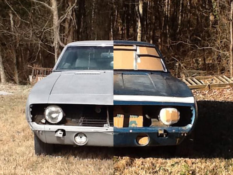 Blasting restoration project