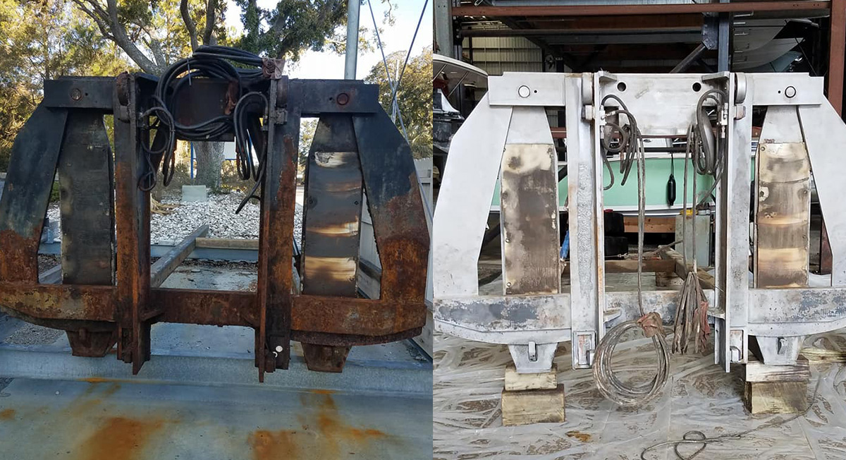 Commercial blasting project
