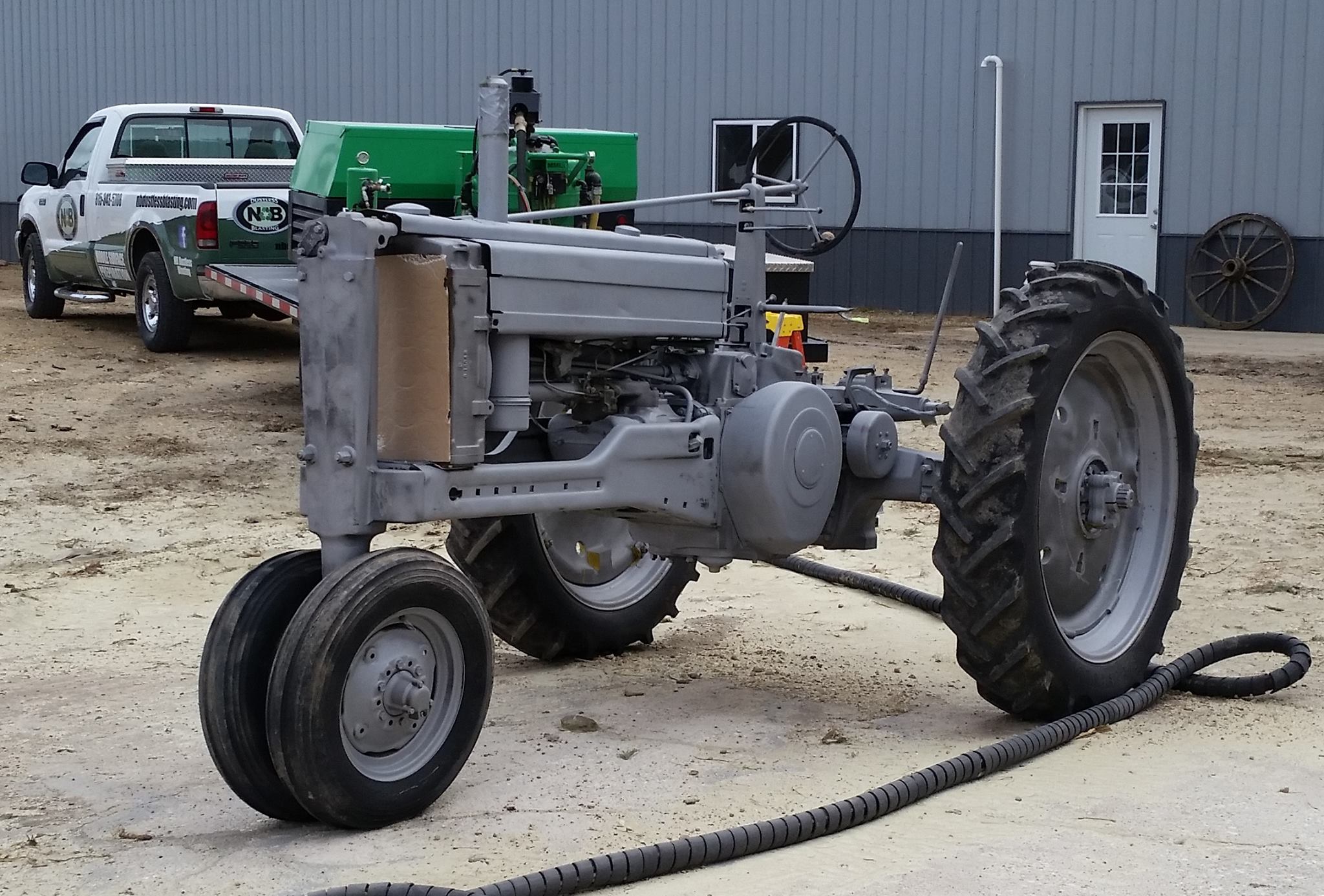 Commercial blasting project