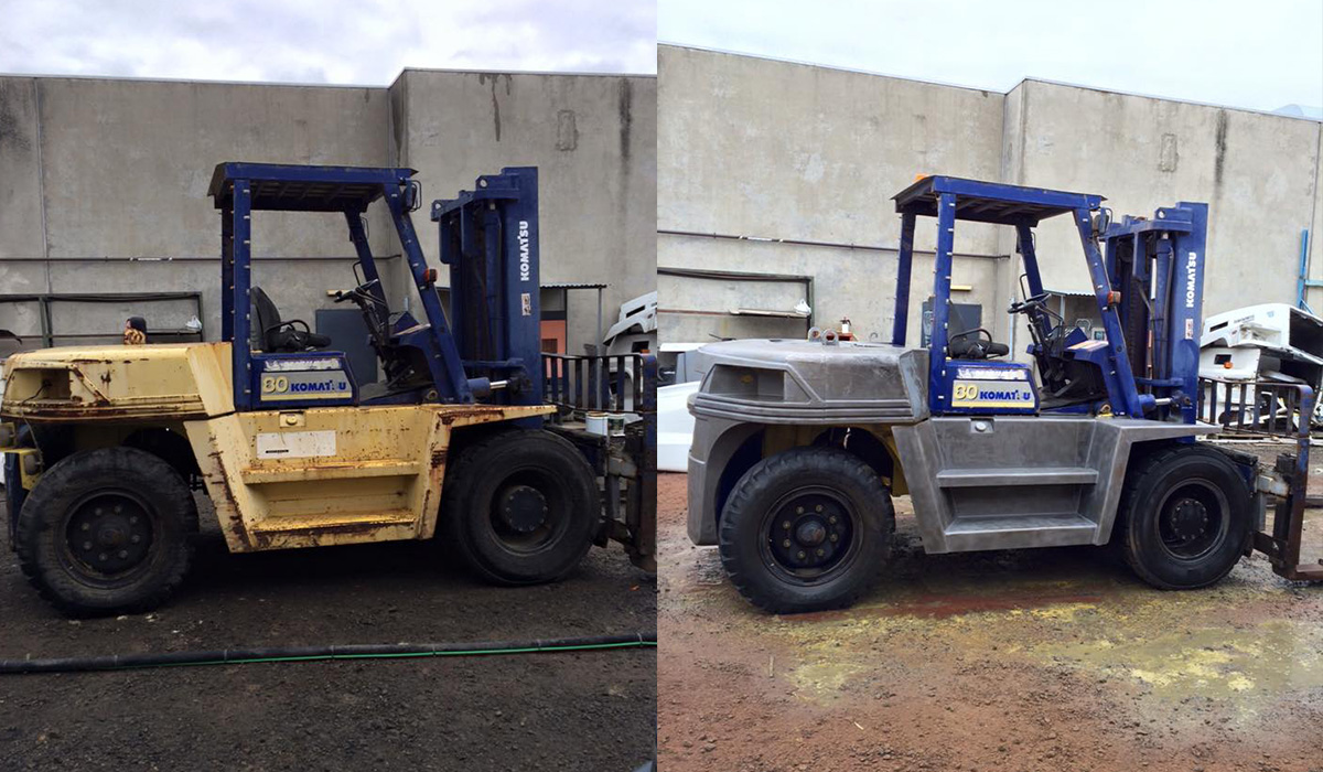 Industrial blasting project