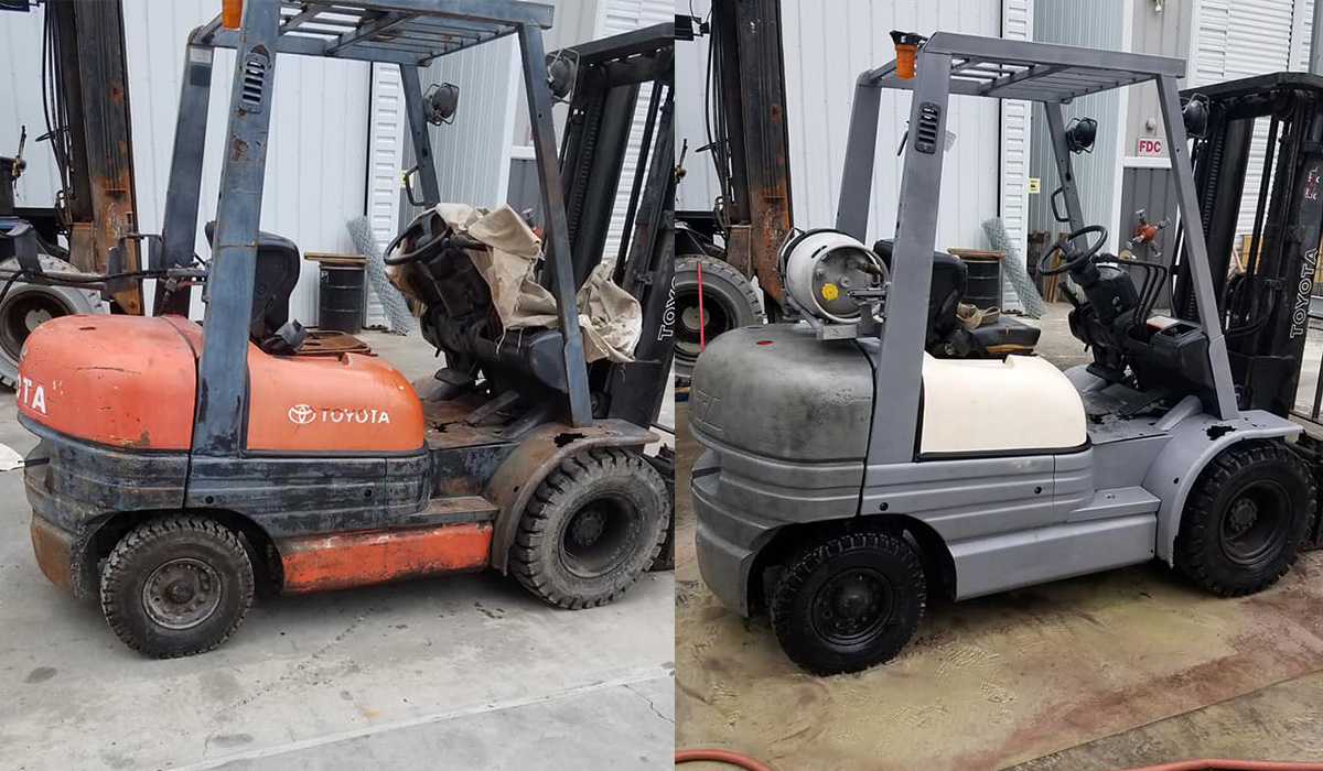 Industrial blasting project